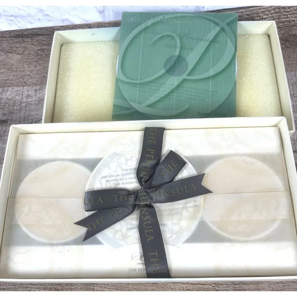 Peninsula Hotel Spa Candle Set Luxury Exotic Fragrance Relaxation CD Gift Box